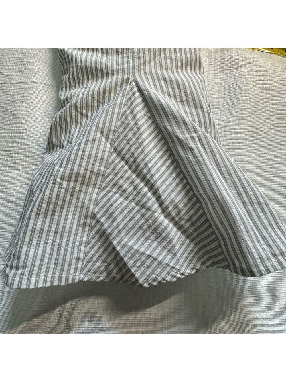 Reitmans Halter Backless Sundress in Gray and White Size 8 - Picture 8 of 8